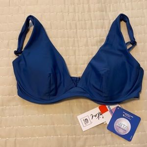 Rip Curl Blue Bikini Swim Top New Medium